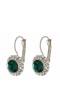 Austrain Crystal Green Stud Bali earring