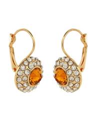 Buy Online Crunchy Fashion Earring Jewelry Austrain Crystal  Dark Blue Stud Bali earring Jewellery CFE0414