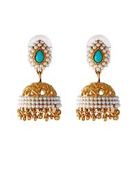 Buy Online Royal Bling Earring Jewelry Elegant Red Green Peacock Earrings Jewellery RAE0128