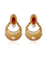 Buy Online Crunchy Fashion Earring Jewelry Gold-Plated Round Design Pendant Necklace CFN0645 Jewellery CFN0645