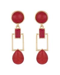 Buy Online Royal Bling Earring Jewelry Alluring Circlet Marsala Drop Earrings  Jewellery RAE0066