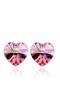 Crystal Love Stud Earrings