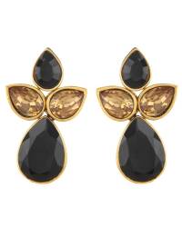 Buy Online Crunchy Fashion Earring Jewelry Traditional Kundan Look Earrings for Women & Girls Jewellery CFE1097
