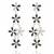 Black-silver Floret Dr...