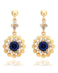 Buy Online Crunchy Fashion Earring Jewelry Glorious Pearl Petal Blush Earrings Jewellery RAE0051