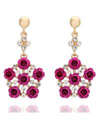 Buy Online Royal Bling Earring Jewelry Sunshine Ruby Drop Earring Jewellery RAE0018
