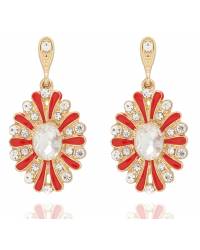 Buy Online Crunchy Fashion Earring Jewelry Glamorous Peacock Drop Earrings Jewellery RAE0233
