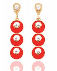 Buy Online Royal Bling Earring Jewelry Gold Platted Pearl Hoop Jhumka Earrings Jewellery RAE0179