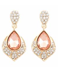 Buy Online Crunchy Fashion Earring Jewelry The Shinning Diva Necklace Set Jewellery CFS0044