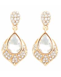 Buy Online Crunchy Fashion Earring Jewelry Traditional Gold-Plated Dangler Earring RAE0240 Jewellery RAE0240