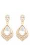 White Crystal Drop Earrings for Girls