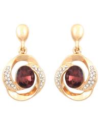 Buy Online Crunchy Fashion Earring Jewelry Gold-Platec Traditional Round Shape Earrings RAE0239 Jewellery RAE0239