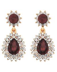 Buy Online Crunchy Fashion Earring Jewelry Golden Glittering Drops Earrings Jewellery CFE0660