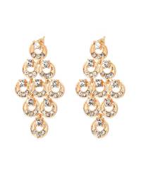 Buy Online Crunchy Fashion Earring Jewelry Opal Rose Gold Drop Earrings Jewellery CFE0926