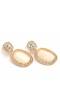Opal Rose Gold Drop Earrings