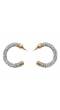 White pearl beaded Studd Earrings CFE0942