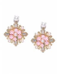Buy Online Crunchy Fashion Earring Jewelry Combo Dangler Floral Earrings CFE0976 Jewellery CFE0976