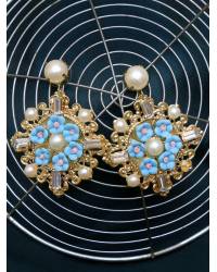Buy Online Crunchy Fashion Earring Jewelry Western Multi Color  Sparkling  Drop & Dangler Earrings Jewellery CFE1615