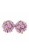 Purple Floret Stud Earrings for Girls