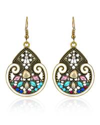 Buy Online Crunchy Fashion Earring Jewelry Pink Florette Stud Earrings Jewellery CFE0813