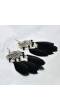 Tribal Muse Collection Black Feather Earrings 
