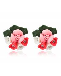 Buy Online Crunchy Fashion Earring Jewelry Boho Crystal & Beads Drop Earrings for Girls Jewellery CFE1019
