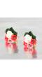 Multicolored Clay Flower Studs for Girls & Women