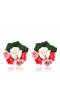 Multicolored Clay Flower Studs for Girls & Women