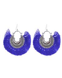 Buy Online Crunchy Fashion Earring Jewelry Crystal Studded Green Beaded Earrings for Women Drops & Danglers CFE2061