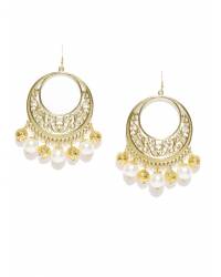 Buy Online Crunchy Fashion Earring Jewelry Blue & White Crystal Long Drop Earrings  Jewellery CMB0108