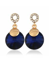Buy Online Crunchy Fashion Earring Jewelry Red-Black Crystal Drop Stud Earring Jewellery CFE1230