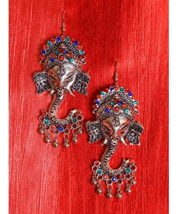 Traditional Ganpati  Drop & Dangler Earrings 