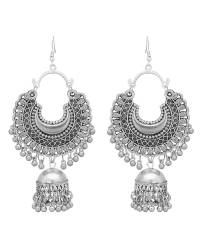 Buy Online Crunchy Fashion Earring Jewelry Black Floral Stud Earrings for women Jewellery CFE1536