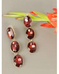 Buy Online Crunchy Fashion Earring Jewelry Embellished Gold Plated Necklace with Earrings  Jewellery CFS0290