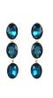 Luxuria Sparkling Z-Green Sapphire Stone Long Drop-Earrings
