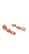 Luxuria Sparkling Golden Sapphire Stone Long Drop-Earrings