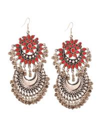 Buy Online Crunchy Fashion Earring Jewelry Multi & Black bohemian Dangler Earring Combo Jewellery CMB0043