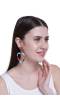 Multi-color Heart Shape Stud Earring