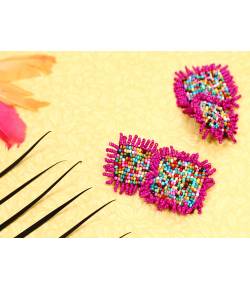 Multi Colour Bohemian Handmade Earrings 