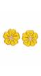 Yellow  Bohemian Handmade Drop Earrings 