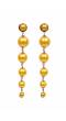 Western Yellow Gold Plated Pearl Dangler Earring CFE1648