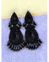 Buy Online Crunchy Fashion Earring Jewelry Beaded Yellow and Pink Drop Earrings For Women/Girl's Handmade Beaded Jewellery CFE1891