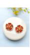 orange Flower Stud Earrings For Women & Girls