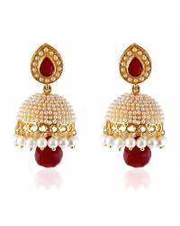 Buy Online Royal Bling Earring Jewelry Blooming Traditional Jhumkas Jewellery RAE0118