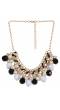 Black Bohemia crystal pearl Necklace