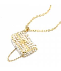 Pearl Handbag Chain Neckpiece