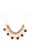 Red Bohemia Crystal Pearl Necklace