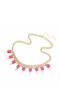 Pink Spike Necklace