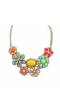 Bohemian Style Flower Statement Necklace