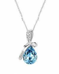 Austrain Crystal WaterDroplet Pendant Necklace